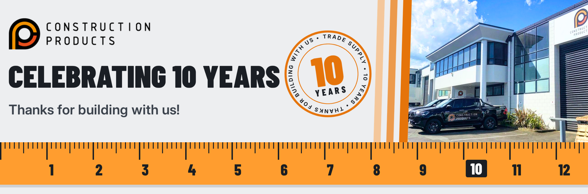 Celebrating 10 Years of Construction Products