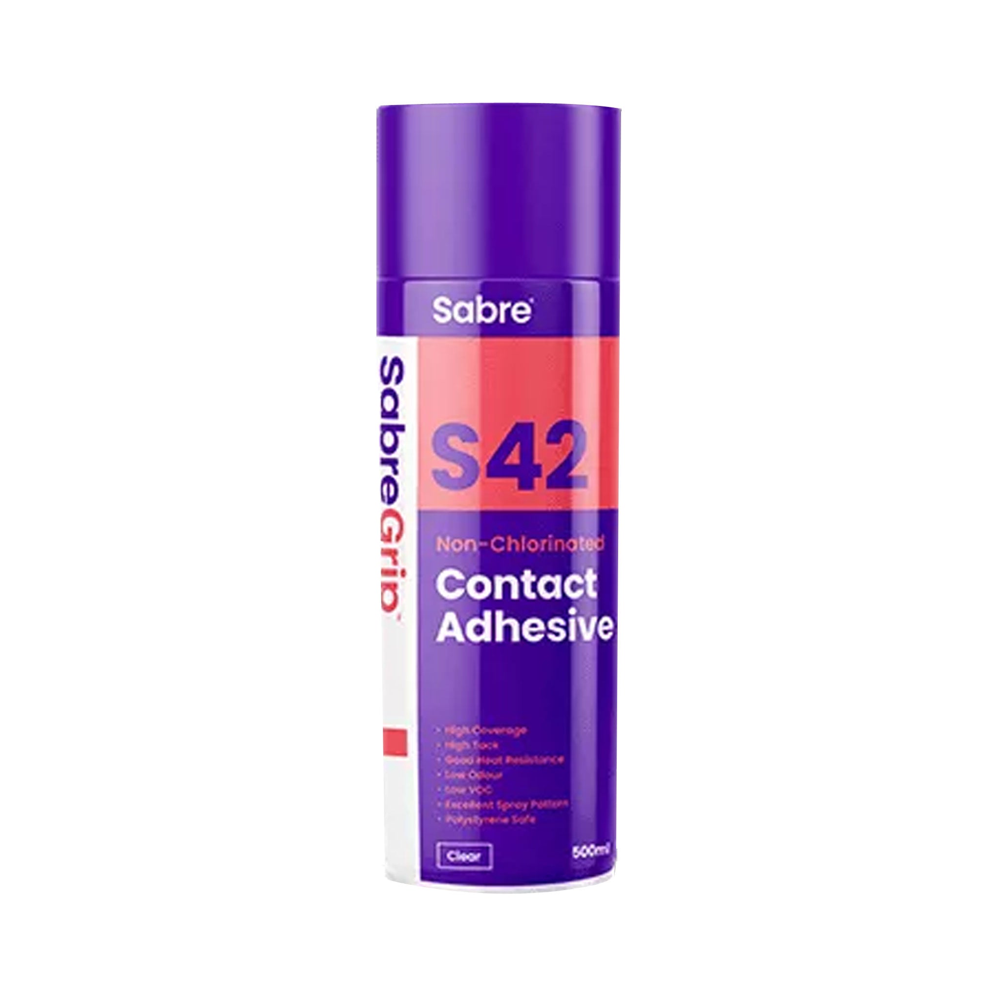 Sabre Grip S42 Aerosol Contact Adhesive, 500ml