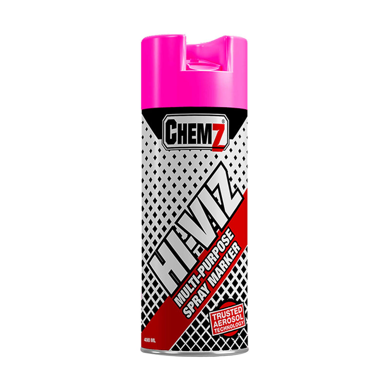 Chemz Hi Viz Upside Down Marker Spray, Pink, 400ml