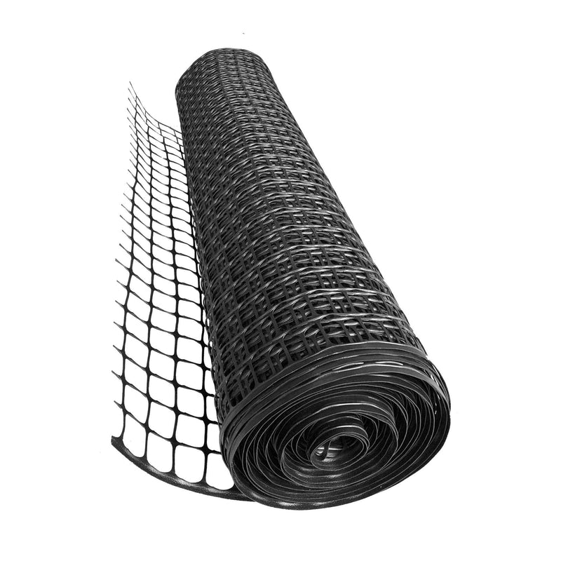 Safety Mesh, 300gsm, 1m x 30m roll, Black, Temporary Fencing