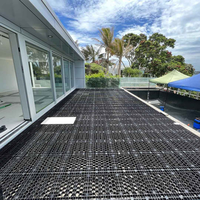 Silca System Grates by pool patio