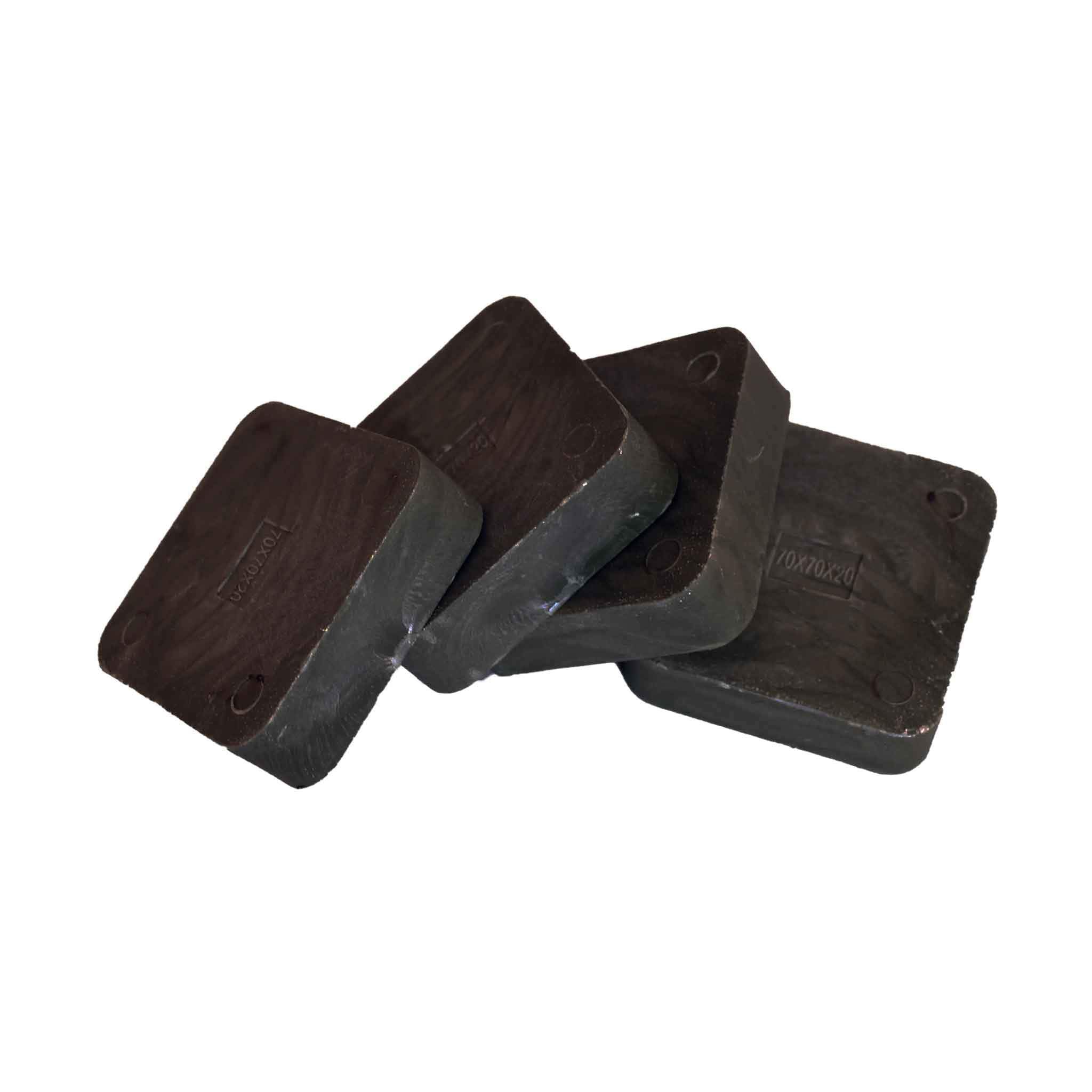 Square Plastic Packers, 70x70x20mm, 100pcs