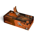 Diamond Grip 098 Orange Nitrile Gloves, 100 Pack