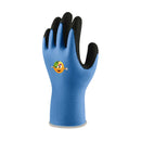 Happy Veges Kids Gloves Blue with Orange Image