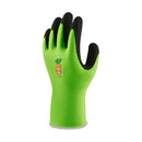 Happy Veges Kids Gloves Green with Carrot Image