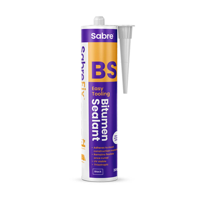 Sabre Fix BS Bitumen Sealant, 300ml Cartridge