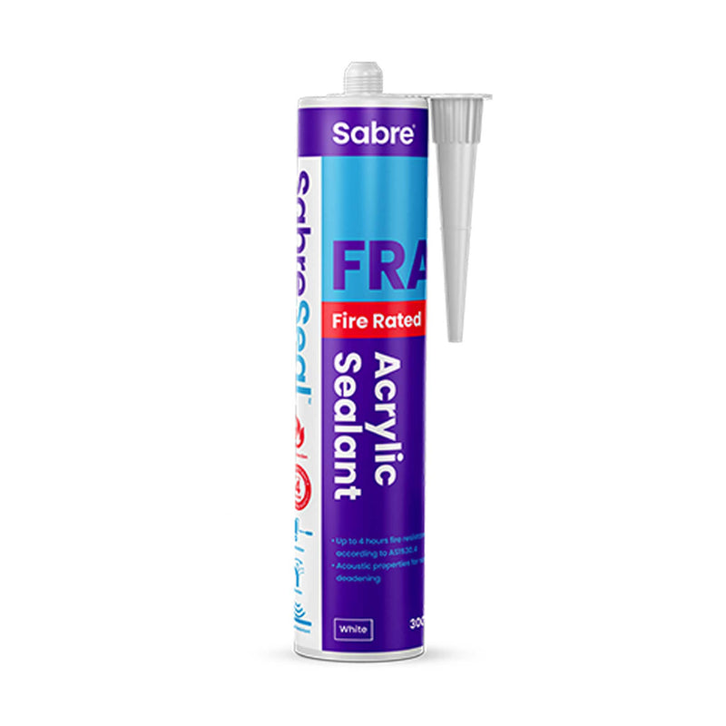 Sabre Seal Fire-Rated Acrylic Sealant, 300ml