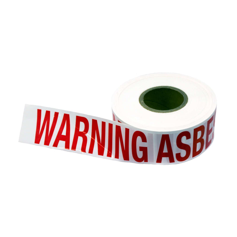 Asbestos Warning Tape Barrier 75 x 300mm