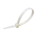 Nylon Cable Ties, 2.5x100mm, 100pcs, White, Zip Ties