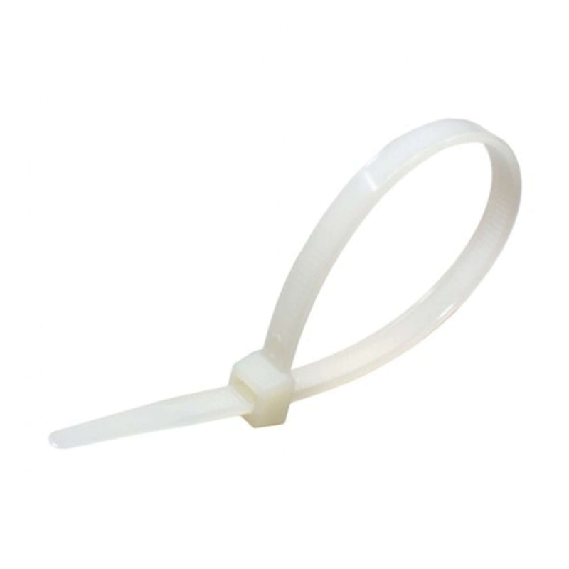 Cable Ties, 2.5x100mm, 100pcs, White