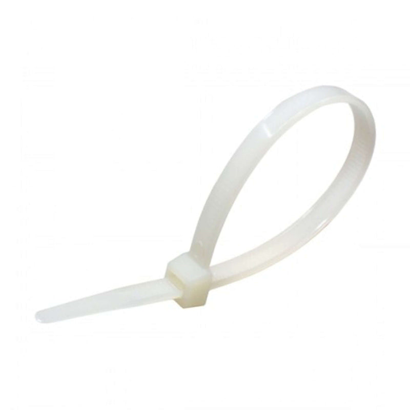 Cable Ties, 3.6x250mm, 100pcs, White