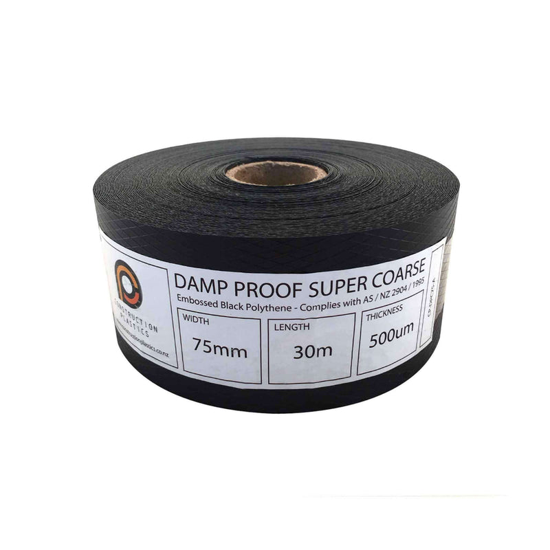 DPC, Damp Proof Course, 500um PE, 75mm, 30m roll
