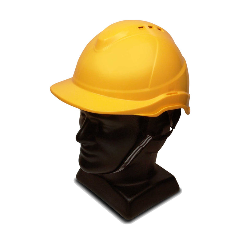 Wise Hard Hat with 6 Point Suspension, Yellow