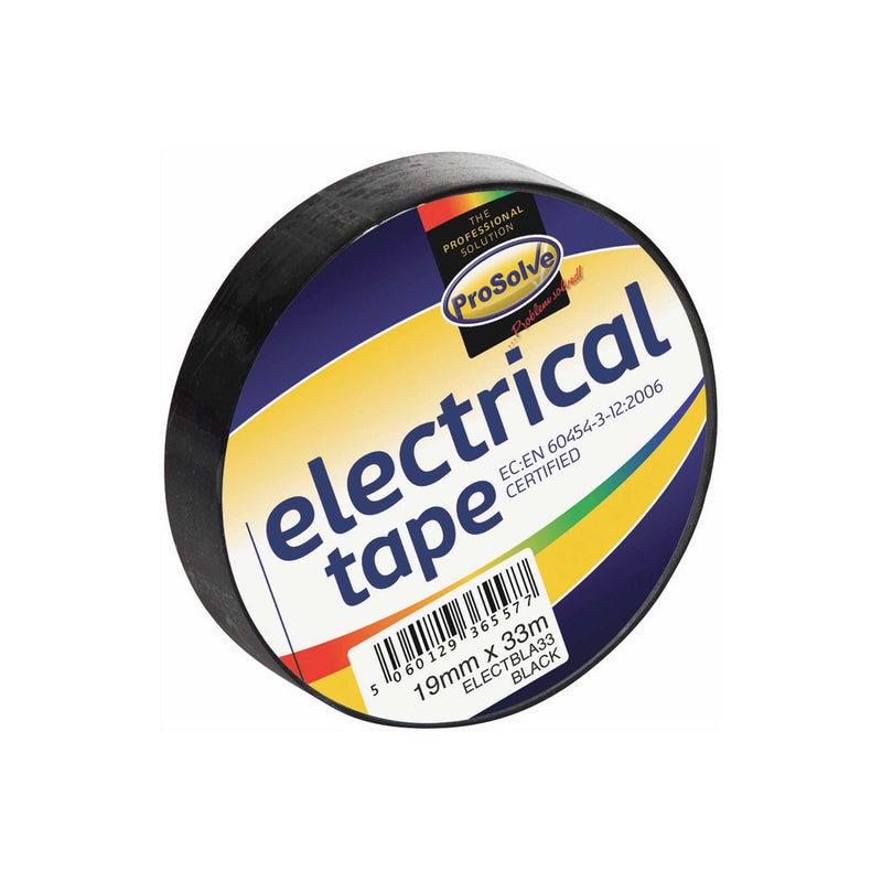 ProSolve PVC Electrical Insulation Tape, 19mm x 33m