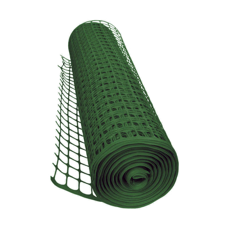 Safety Mesh, 300gsm, 1m x 30m roll, Green, Temporary Fencing garden pets