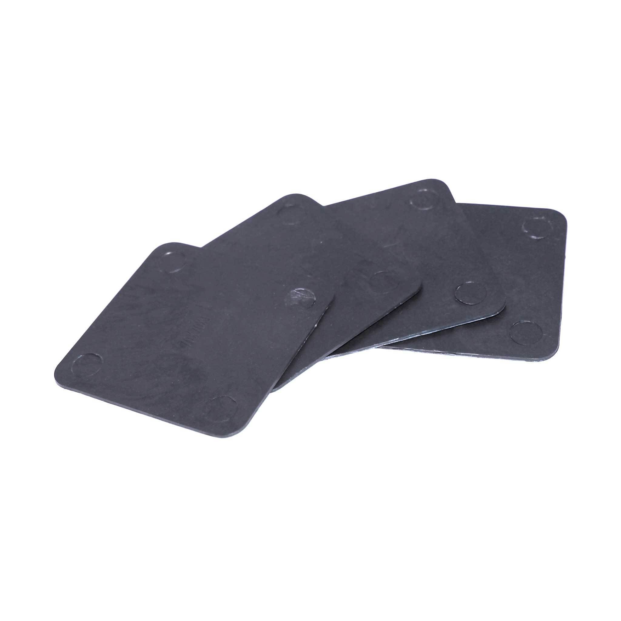 Square Plastic Packers, 70x70x1mm, 100pcs