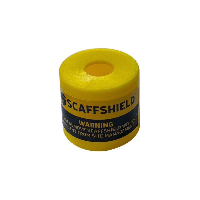 Scaffshield - Standard M12 Yellow Cap, 100 Pieces